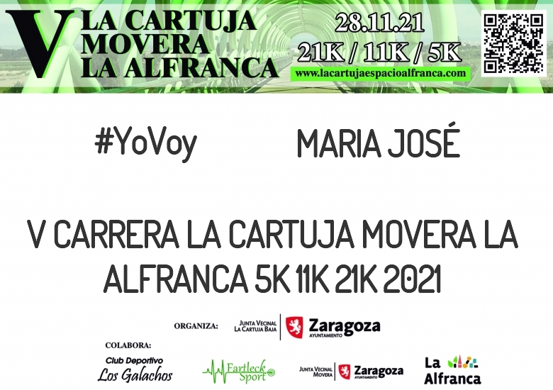 #YoVoy - MARIA JOSÉ (V CARRERA LA CARTUJA MOVERA LA ALFRANCA 5K 11K 21K 2021)