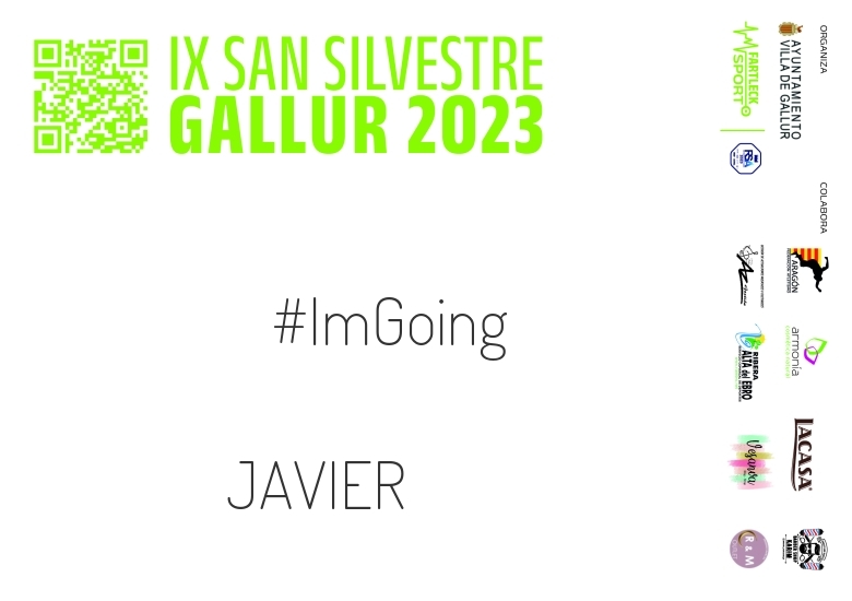 #YoVoy - JAVIER  (SAN SILVESTRE GALLUR 2023)