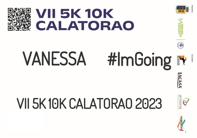#YoVoy - VANESSA (VII 5K 10K CALATORAO 2023)