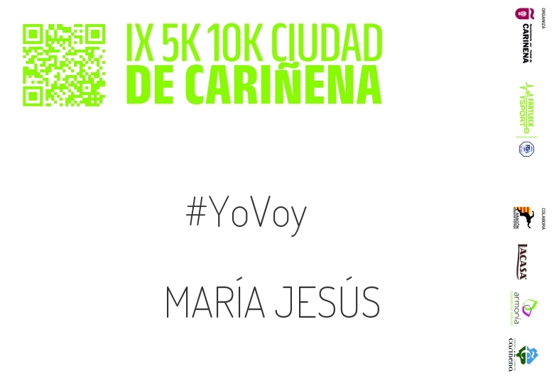 #ImGoing - MARÍA JESÚS (IX 5K 10K CIUDAD DE CARIÑENA 2024)