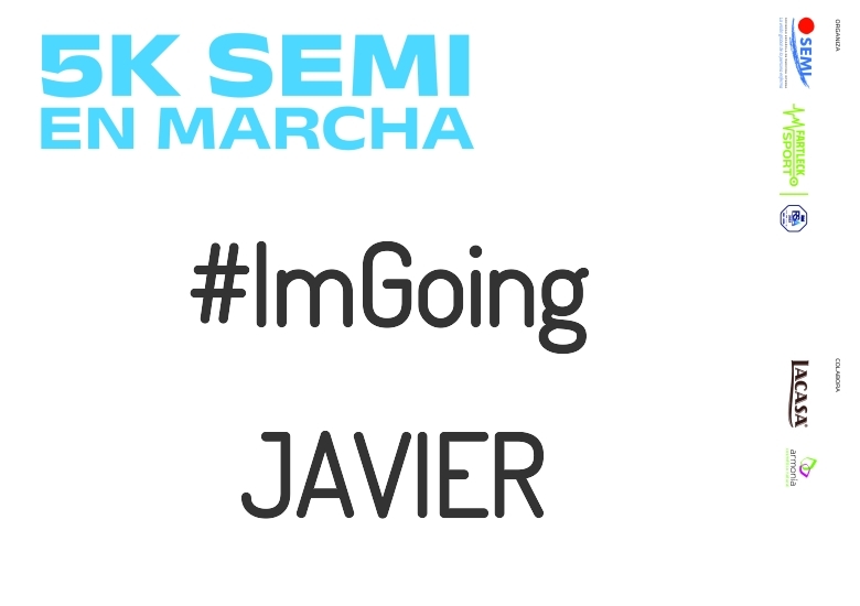 #YoVoy - JAVIER (5K SEMI EN MARCHA 2023)