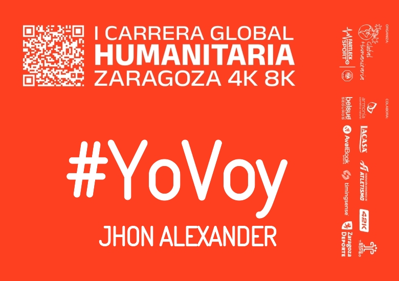 #YoVoy - JHON ALEXANDER (I CARRERA GLOBAL HUMANITARIA 4K 8K 2025)
