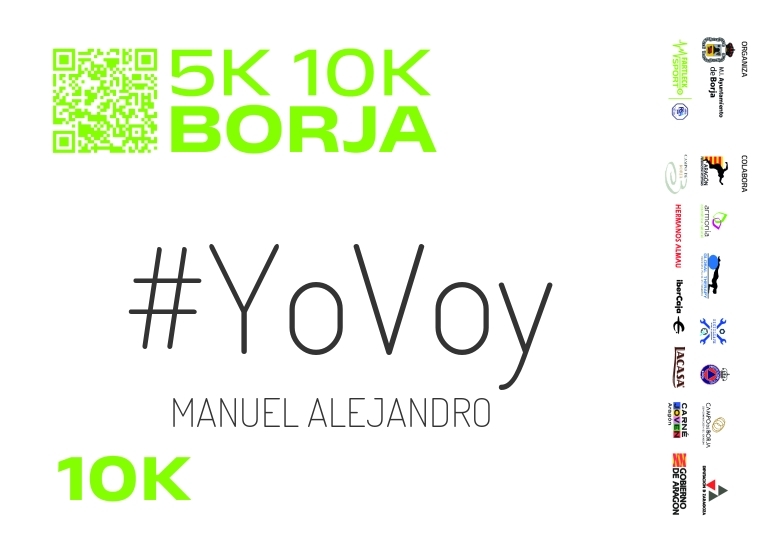 #YoVoy - MANUEL ALEJANDRO (I 5K 10K BORJA)