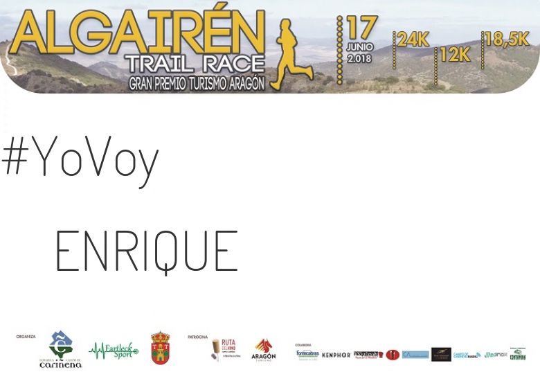 #YoVoy - ENRIQUE (ALGAIREN TRAIL RACE  2018 )