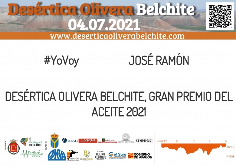 #YoVoy - JOSÉ RAMÓN (DESÉRTICA OLIVERA BELCHITE, GRAN PREMIO DEL ACEITE 2021)