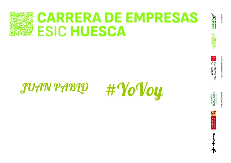 #YoVoy - JUAN PABLO (I CARRERA EMPRESAS ESIC HUESCA 2024)