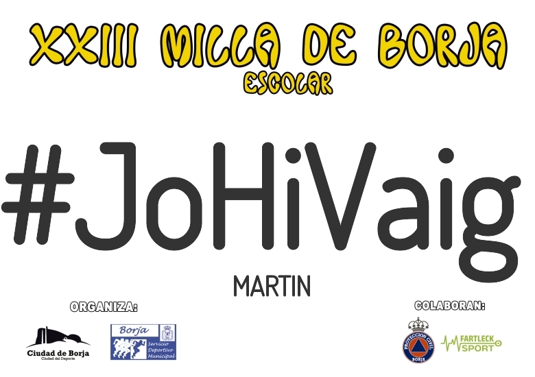 #YoVoy - MARTIN (XXIII MILLA ESCOLAR DE BORJA 2025)