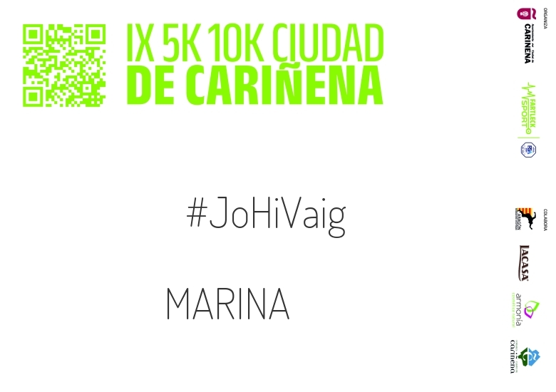 #YoVoy - MARINA (IX 5K 10K CIUDAD DE CARIÑENA 2024)