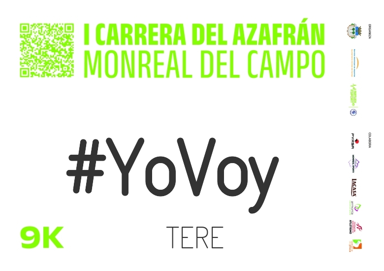 #YoVoy - TERE (CARRERA DEL AZAFRAN MONREAL DEL CAMPO 2024)