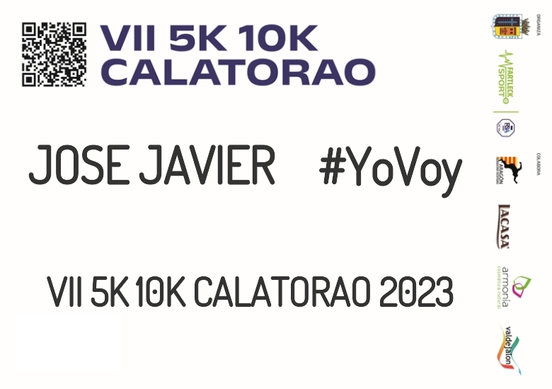 #YoVoy - JOSE JAVIER (VII 5K 10K CALATORAO 2023)