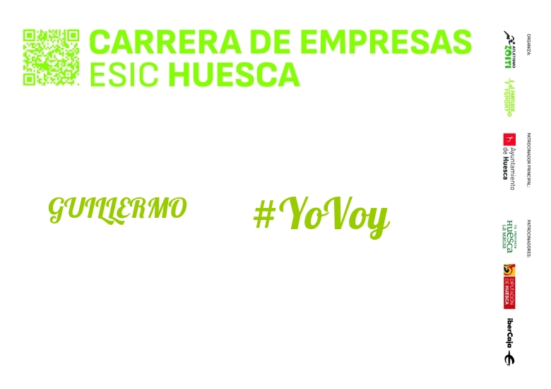 #YoVoy - GUILLERMO (I CARRERA EMPRESAS ESIC HUESCA 2024)