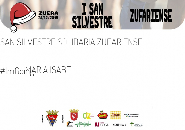 #JeVais - MARIA ISABEL (SAN SILVESTRE SOLIDARIA ZUFARIENSE)