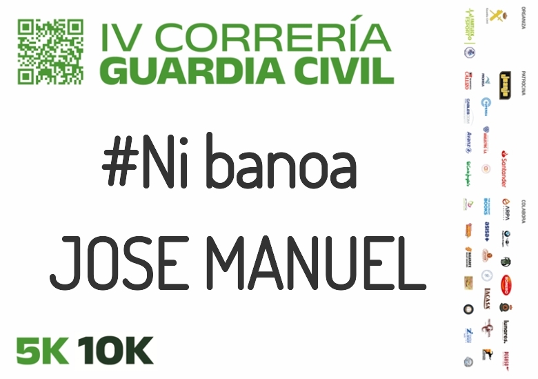 #Ni banoa - JOSE MANUEL (IV CORRERÍA GUARDIA CIVIL ZARAGOZA 2023)