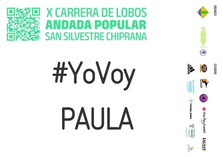#YoVoy - PAULA (X CARRERA LOBOS CHIPRANA 2023)