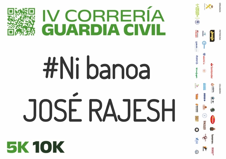 #JoHiVaig - JOSÉ RAJESH (IV CORRERÍA GUARDIA CIVIL ZARAGOZA 2023)