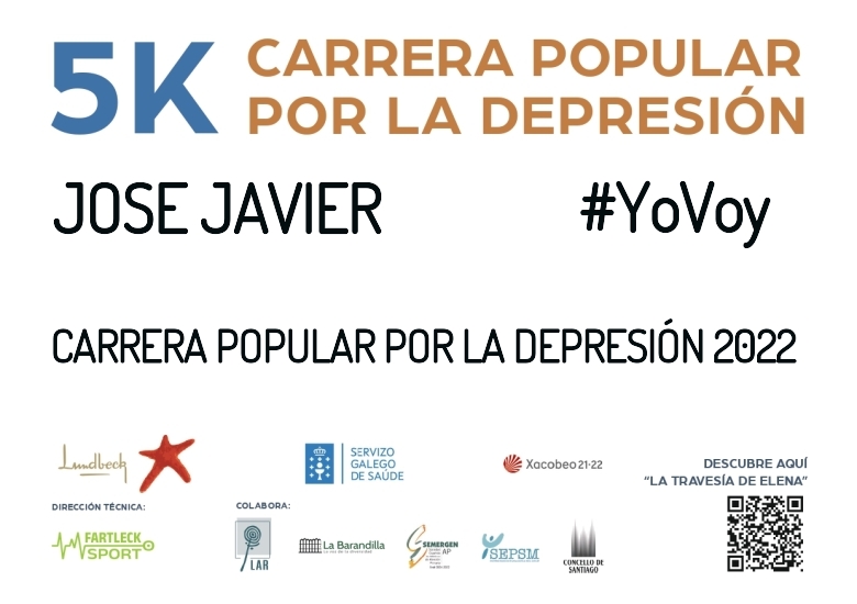 #JoHiVaig - JOSE JAVIER (CARRERA POPULAR POR LA DEPRESIÓN 2022)