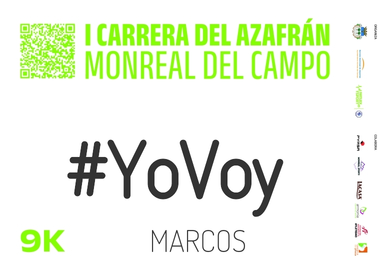 #YoVoy - MARCOS (CARRERA DEL AZAFRAN MONREAL DEL CAMPO 2024)