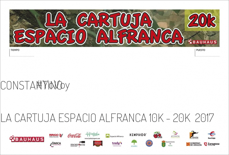 #YoVoy - CONSTANTINO (LA CARTUJA ESPACIO ALFRANCA 10K - 20K  2017)