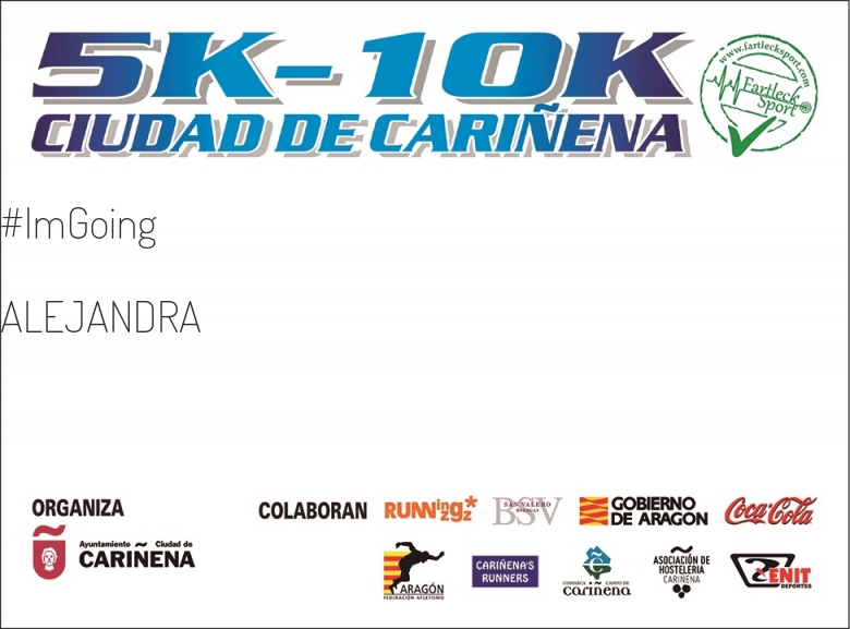 #JeVais - ALEJANDRA (5-10K CIUDAD DE CARIÑENA 2017)