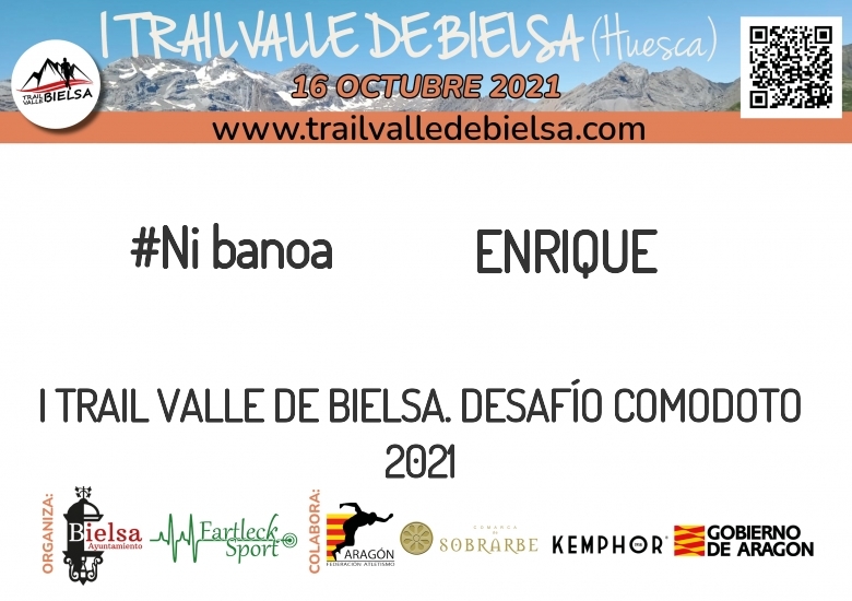 #YoVoy - ENRIQUE (I TRAIL VALLE DE BIELSA. DESAFÍO COMODOTO 2021)