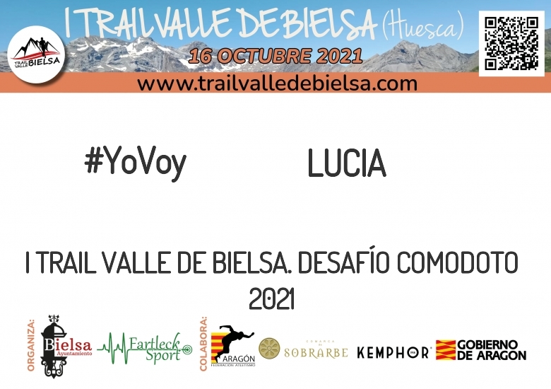 #YoVoy - LUCIA (I TRAIL VALLE DE BIELSA. DESAFÍO COMODOTO 2021)