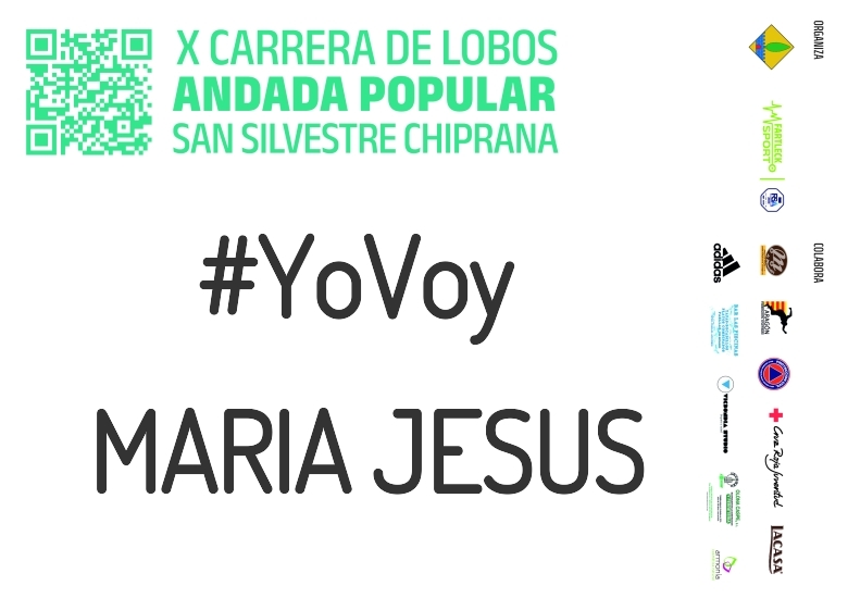 #YoVoy - MARIA JESUS (X CARRERA LOBOS CHIPRANA 2023)