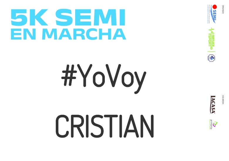 #YoVoy - CRISTIAN (5K SEMI EN MARCHA 2023)