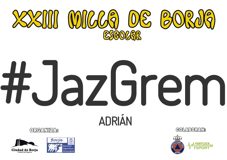 #YoVoy - ADRIÁN (XXIII MILLA ESCOLAR DE BORJA 2025)