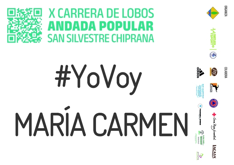 #ImGoing - MARÍA CARMEN (X CARRERA LOBOS CHIPRANA 2023)