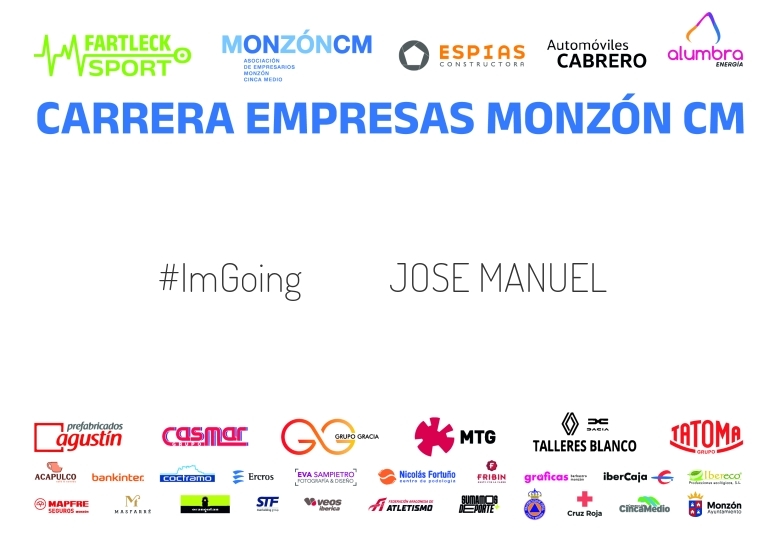 #YoVoy - JOSE MANUEL (I CARRERA EMPRESAS MONZÓN CM 2024)