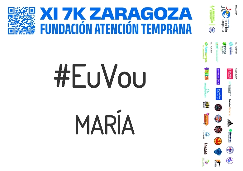 #YoVoy - MARÍA (XI 7K FUNDACIÓN ATENCIÓN TEMPRANA)