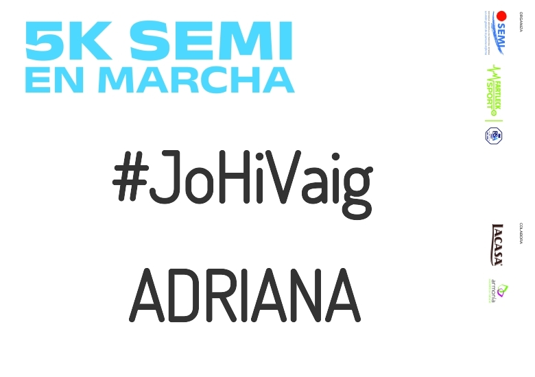 #YoVoy - ADRIANA (5K SEMI EN MARCHA 2023)