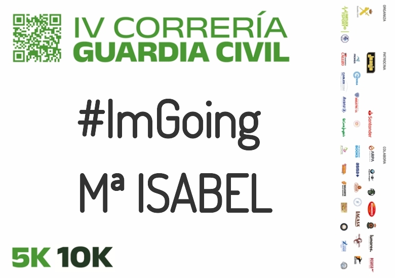 #YoVoy - Mª ISABEL (IV CORRERÍA GUARDIA CIVIL ZARAGOZA 2023)