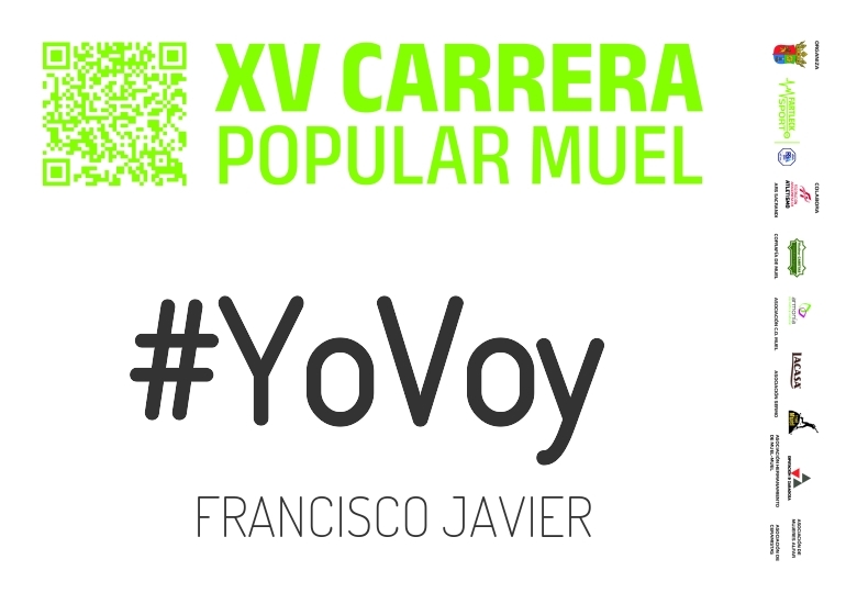 #YoVoy - FRANCISCO JAVIER (XV CARRERA POPULAR MUEL 2025)
