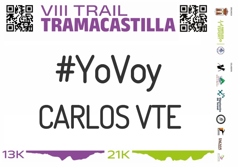 #YoVoy - CARLOS VTE (VIII TRAMACASTILLA TRAIL DESAFÍO BARRANCO HONDO 2023)