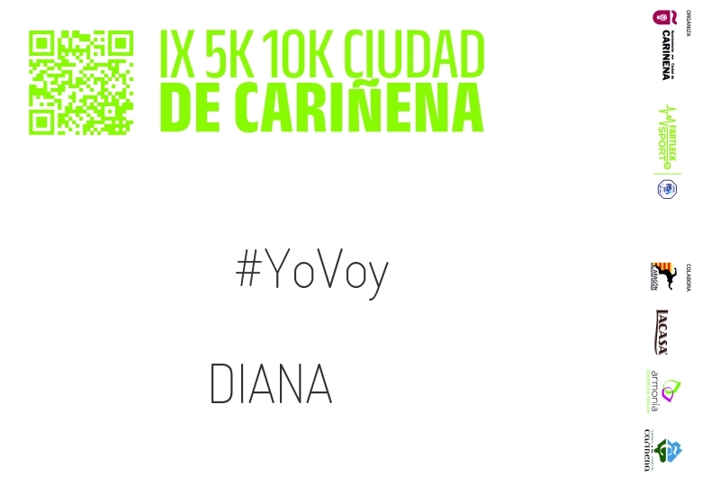 #ImGoing - DIANA (IX 5K 10K CIUDAD DE CARIÑENA 2024)