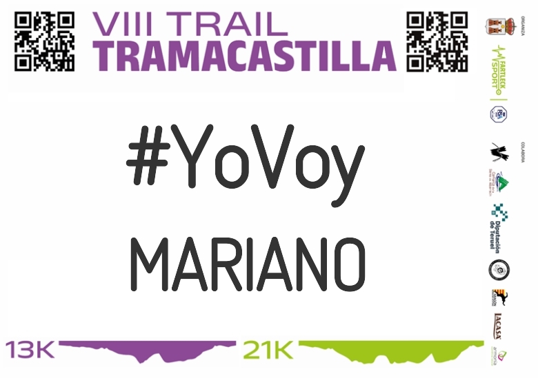 #YoVoy - MARIANO (VIII TRAMACASTILLA TRAIL DESAFÍO BARRANCO HONDO 2023)
