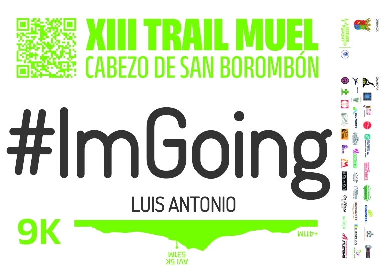 #ImGoing - LUIS ANTONIO (XIII TRAIL MUEL. CABEZO DE SAN BOROMBÓN 2025)