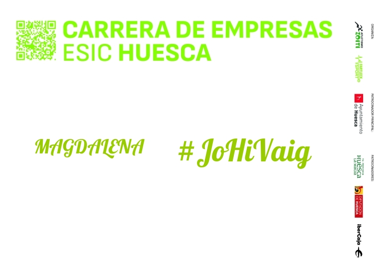 #Ni banoa - MAGDALENA (I CARRERA EMPRESAS ESIC HUESCA 2024)