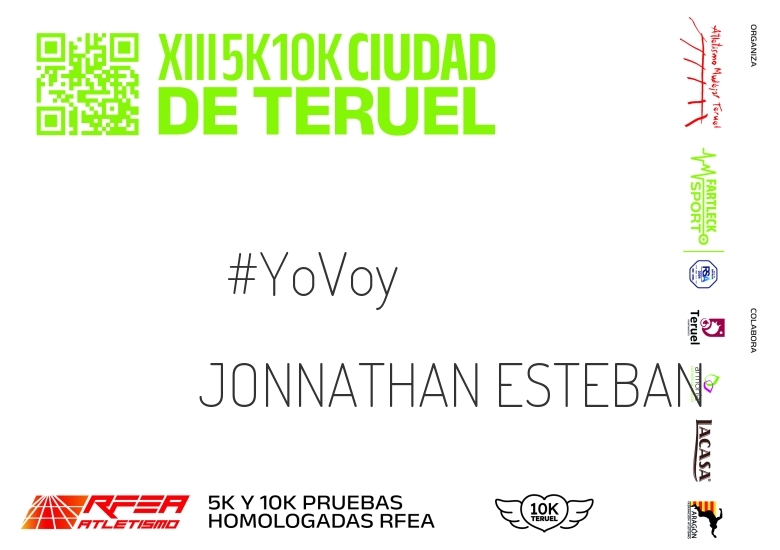 #YoVoy - JONNATHAN ESTEBAN (10K Y 5K CIUDAD DE TERUEL 2024)