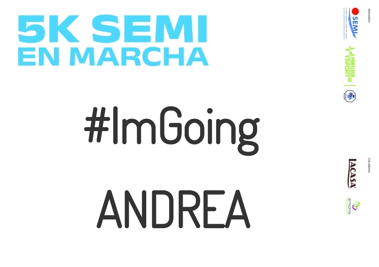 #YoVoy - ANDREA (5K SEMI EN MARCHA 2023)