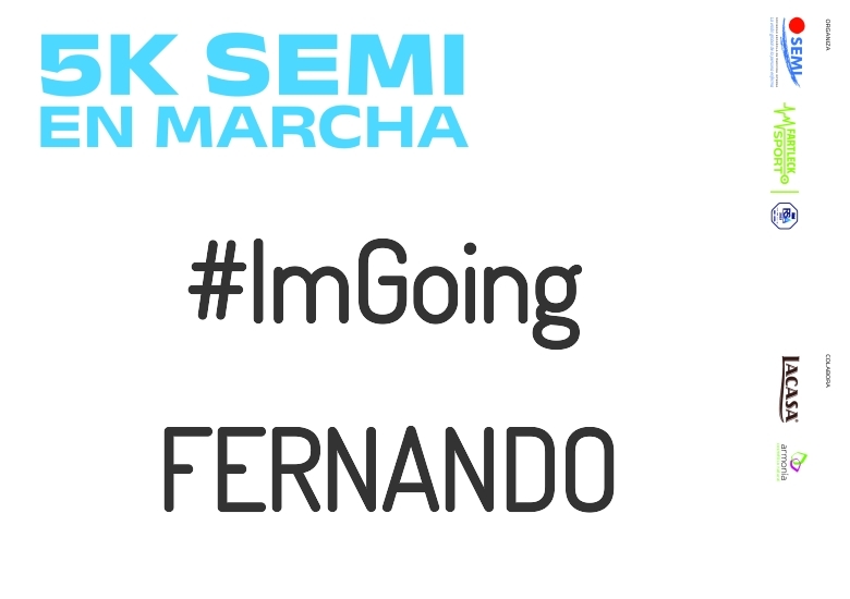 #Ni banoa - FERNANDO (5K SEMI EN MARCHA 2023)