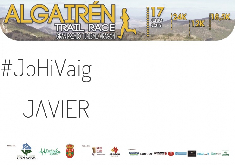 #YoVoy - JAVIER (ALGAIREN TRAIL RACE  2018 )