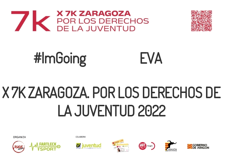 #YoVoy - EVA (X 7K ZARAGOZA. POR LOS DERECHOS DE LA JUVENTUD 2022)
