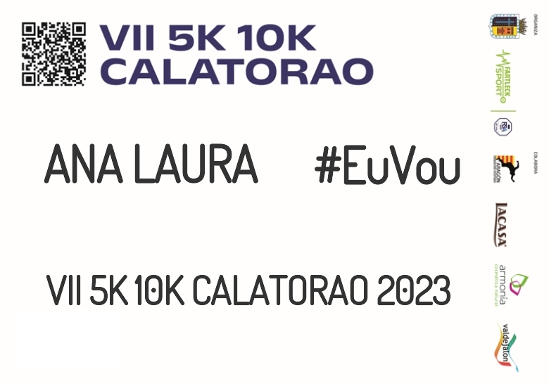 #YoVoy - ANA LAURA (VII 5K 10K CALATORAO 2023)