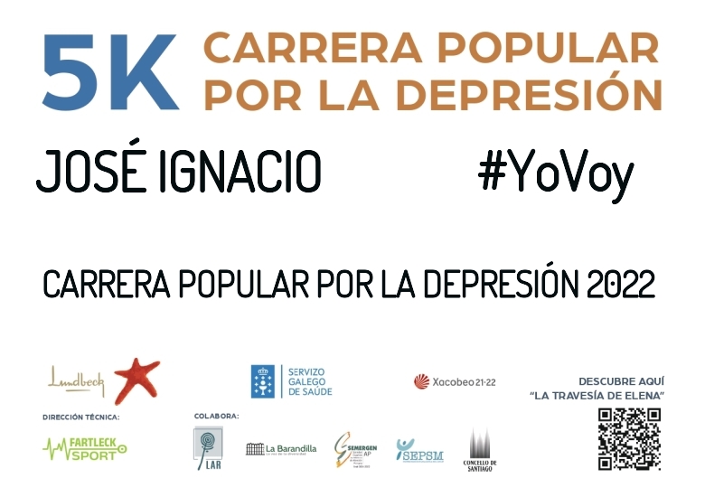 #ImGoing - JOSÉ IGNACIO (CARRERA POPULAR POR LA DEPRESIÓN 2022)