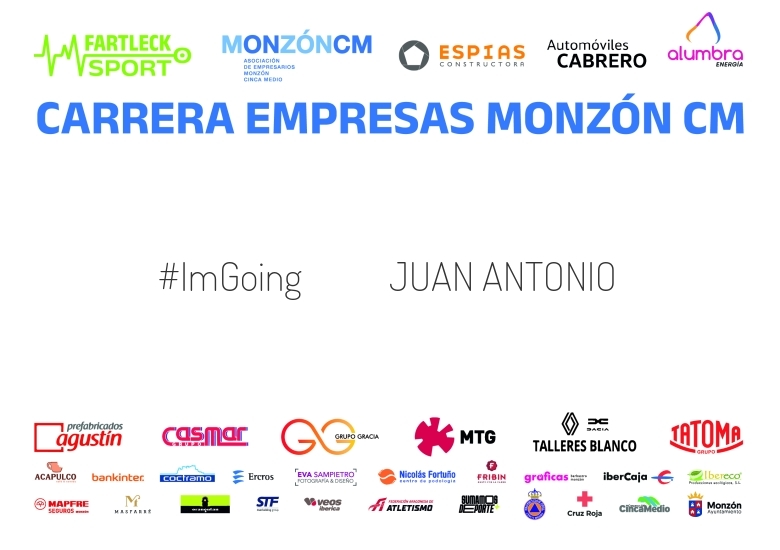 #YoVoy - JUAN ANTONIO (I CARRERA EMPRESAS MONZÓN CM 2024)