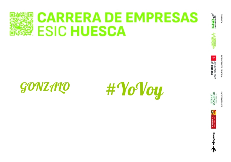 #YoVoy - GONZALO (I CARRERA EMPRESAS ESIC HUESCA 2024)