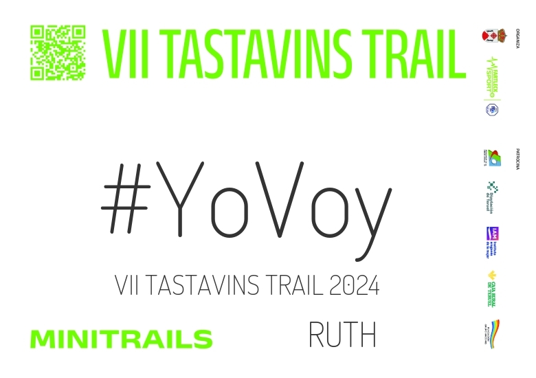 #YoVoy - RUTH (VII TASTAVINS TRAIL 2024)