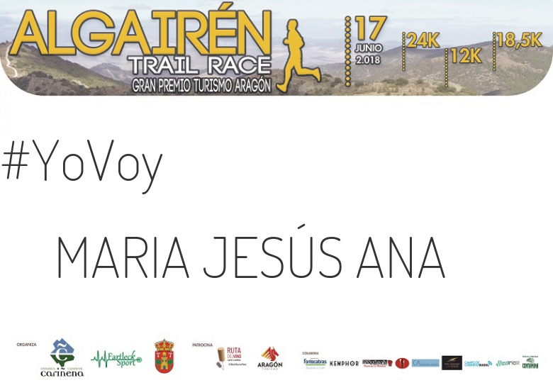 #Ni banoa - MARIA JESÚS ANA (ALGAIREN TRAIL RACE  2018 )